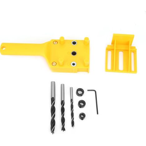Hyuduo Manuel de la - Doweling -Jig and Drilling pour les Projets de Travail du Bois pour les Débutants Jaunes (1/5)