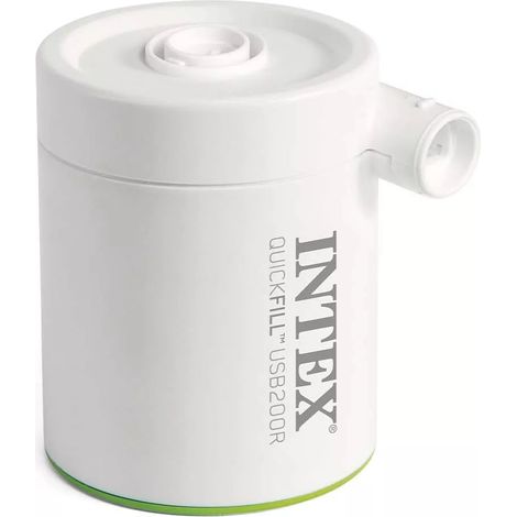 Intex Pompa Elettrica Ricaricabile QuickFill USB200R - Bianco (1/2)