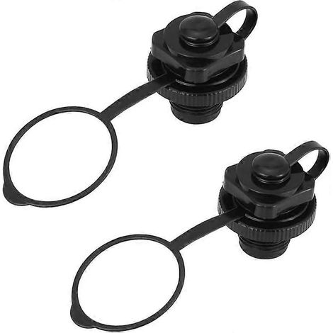 Valve de gonflage pour bateau gonflable, 2 bouchons de rechange pour bateau gonflable, bouchons d'air spiralés pour bateau (1/4)