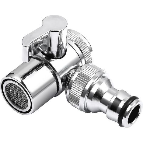 Raccord de robinet pour tuyau de lave-vaisselle portable, adaptateur d'évier, inverseur de robinet pour machine à laver, connecteur de robinet (1/5)
