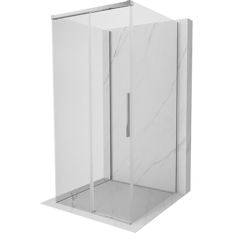 Mexen Rox-3S cabina doccia scorrevole a 3 lati 90 x 90 cm, trasparente, cromo - 8C2-090-090-01-00-3S (1/3)