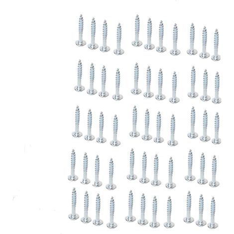 Lot de 100 vis de poche trou coud 63 mm Tournevis Phillips (1/5)