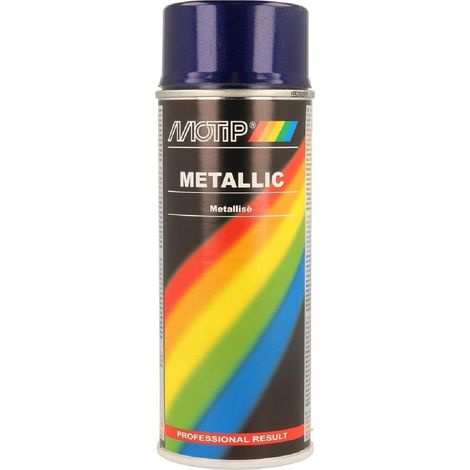 Bombe de peinture Motip Violet métallisé 400ml M04050 auto pour moto scooter