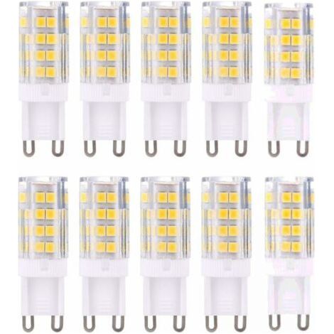 G9 LED-Lampe, neutrales Licht, 5 W, entspricht einer 40-W-Halogenlampe, 420 Lumen, nicht dimmbar, 10er-Packung [Energieklasse A+] (1/5)