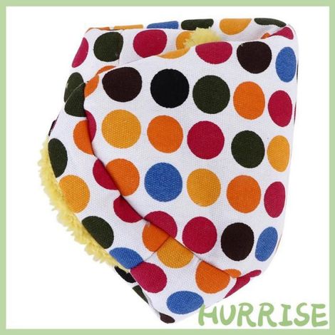 Maison de lit chaud pour perroquet et hamster, hamac suspendu en polaire, nid de jouet mignon pour mini petit animal (1/4)