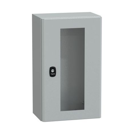 Nsys3d5320t Coffret Métallique étanche Ip66 - 500x300x200 - Porte Vitrée - Spacial S3d - Schneider Electric