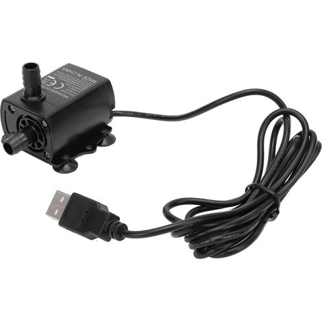 Pompe à Eau USB, Pompe à Eau Submersible DC 5V 4.8W Small Pompe avec Pompe de Fontaine d'interface USB pour Boîte à Poissons d'aquarium (1/5)