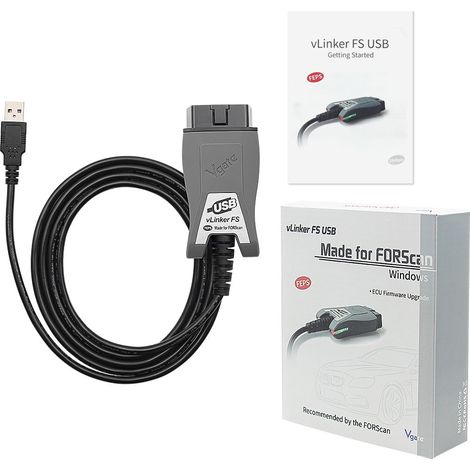 ELM327 Vgate vLinker FS Diagnosekabel für Ford Mazda, kompatibel mit FORScan OBD2 Bluetooth, professionelle Auto-Schnittstelle-Alovez-WCY (1/4)
