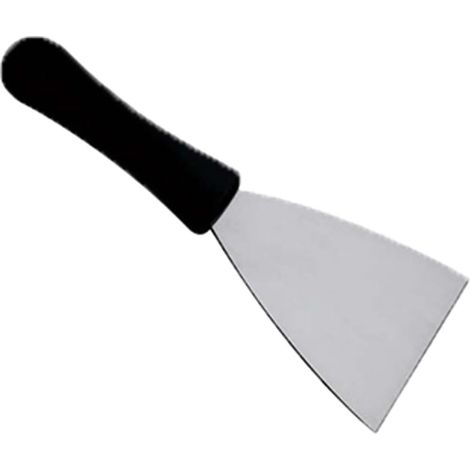 Spatola per pizza professionale da cucina chef acciaio inox 12cm tagliere impasto ristorante pizzeria con manico antiscivolo (1/2)