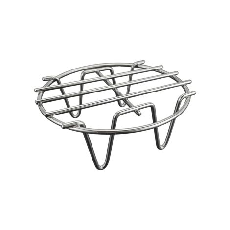 20 x 6 cm -Grille ronde pour cuisson vapeur - Isolation thermique - En acier inoxydable - Support de cuisson anti-adhésif multifonction pour casseroles et barbecues (1/5)