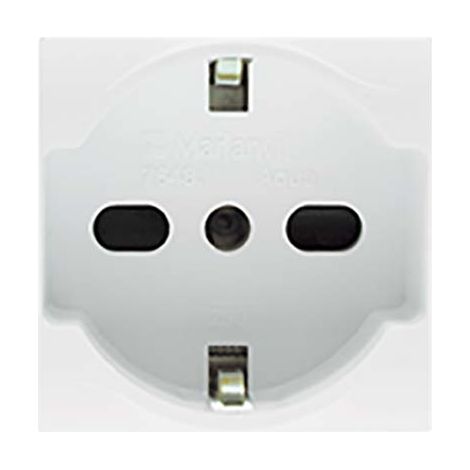 PRESA SCHUKO + SICUREZZA AQUA MARLANVIL - VOLT 250 A 10/16 2P+T- 6 pezzi