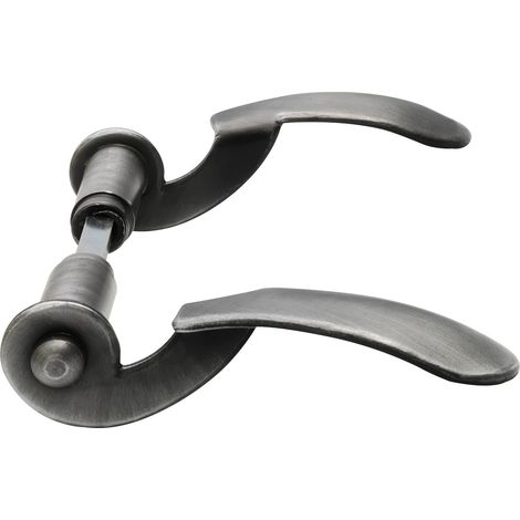 SCHÖSSWENDER Drückerpaar ELITE, Ansatz 18 mm, schwarz passiviert (1/3)