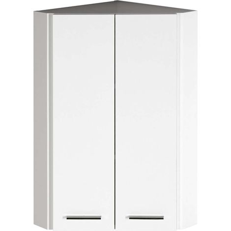 Aqualine Zoja - Eckhängeschrank 35x76x35 cm, 1 Tür, weiß 50331 (1/5)