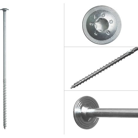 Tellerkopfschrauben verzinkt Torx 8 x 260 mm - Schachtel 50 Stück (1/3)