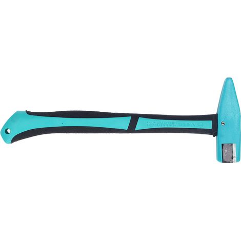 Marteau de machiniste en acier au carbone, poignée TPR, forgeage multifonctionnel pour forgeron, ingénieurs, menuisiers L (1/5)