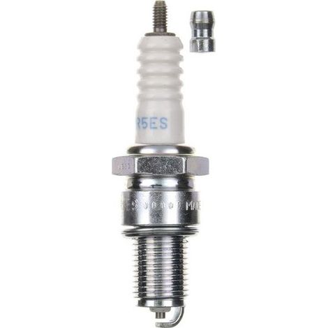 Bougie moto BPR5ES – Équivalent Champion RN11YC – Résistance 5 kohm – Diamètre clé 20.8 mm – Longueur filetage 19 mm – NGK