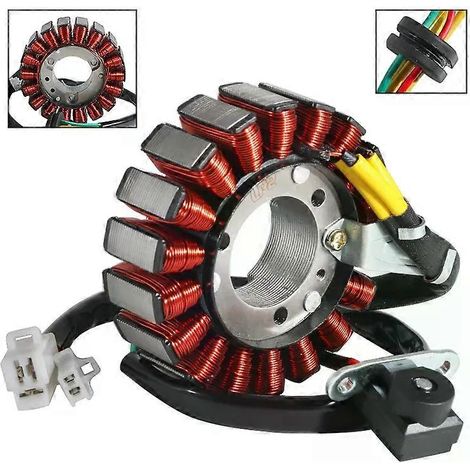 Bobine de stator de magnéto-alternateur pour moto Daelim S3 125, S S3 250, S S-3 Fi (125), S S-300 SV-250 OEM : DAE-31120-SAB-0000 (1/5)