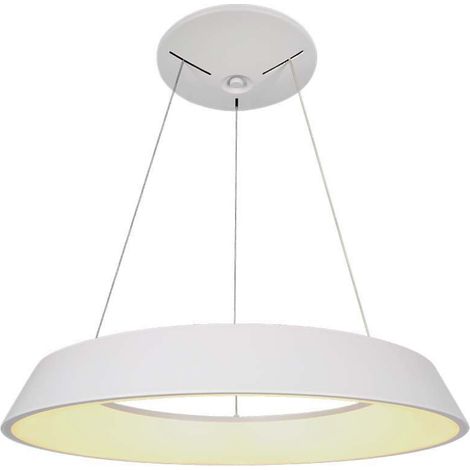 Lámpara de araña LED circular regulable V-TAC de 48 W en metal blanco cálido (1/5)