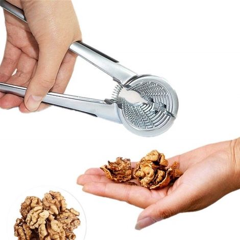 Cascanueces pesado - Cascanueces de nuez pecana con resorte - Mango antideslizante - Apto para nueces y avellanas - 1 unidad (1/5)