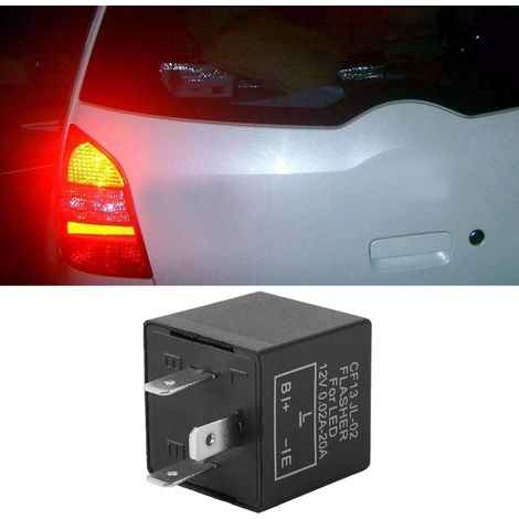 Einstellbares LED-Blinkerrelais für Signalleuchten - Modell FLL002 CF13 JL-02