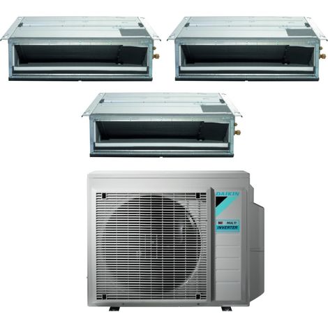 aire acondicionado daikin bluevolution trial split ductable inverter serie fdxm-f9 9+9+18 con 3mxm68n r-32 wi-fi opcional 9000+9000+18000 - garantía italiana