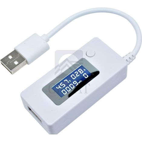 Détecteur LCD USB 3V-7V CC : voltmètre, ampèremètre, chargeur de et (1/5)