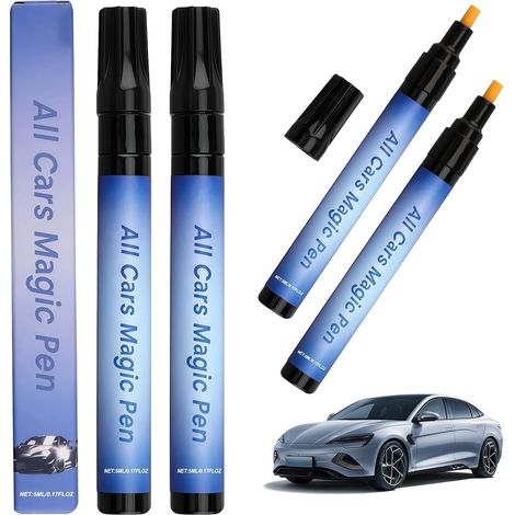 Stylo Efface Rayure Voiture 2PCS, Retouche Peinture Carrosserie Universel (1/5)