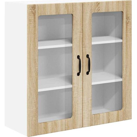 Meubles de Rangement,Armoire de cuisine avec étagère Chêne Sonoma 80 x 31 x 80 cm CFW709321 (1/5)