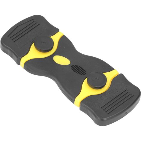 Ensemble d'outils de grattage 2 en 1 (2 lames, lames ABS, lames en métal et en plastique, pour le nettoyage) (noir et jaune) (1/5)