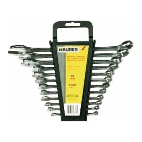 Clés mixtes 8 pièces de 6 à 19 mm 81780 MAURER