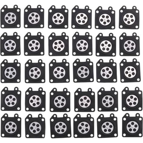 30 pastiglie e membrane per carburatore per modelli di motosega 2500, 3800, 4500, 5200 e 5800 (1/4)
