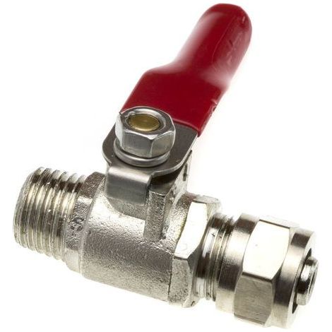 Valvola in metallo IN Filetto 3/8” M OUT Fast 1/4” F per Acqua Osmosi inversa STI