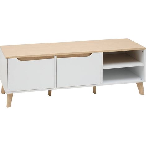 Mobile tv luma rettangolare 40x120 cm bianco - 5five (1/5)