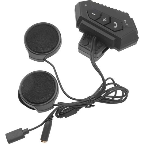 Casque de communication Bluetooth sans fil étanche pour moto, 2000 mAh, pour casque de moto (1/5)