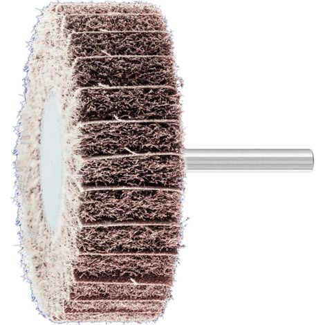 PFERD TOOLS POLINOX Vlies-Schleifstift PNZ Ø 80x25 mm Schaft-Ø 6 mm A100 für Feinschliff und Finish 10 Stk
