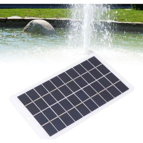 Kit pompa acqua a pannello solare da 4W 5V facile da assemblare, pompa acqua portatile ad energia solare per laghetti e fontane da giardino, DUBUNS