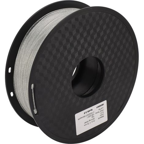 1,75 mm Silberglitzer-3D-Druckerfilament, PLA Silk, stark und glatt, Verbrauchsmaterial (1/5)