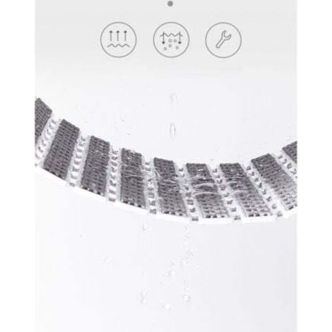 NALOOKAMIC Caillebotis Douche - Tapis de Baignoire Antidérapant - 69x40cm - Accroche Fiable avec Ventouses - Tapis de Bain Antifongique - Séchage Rapide (1/3)