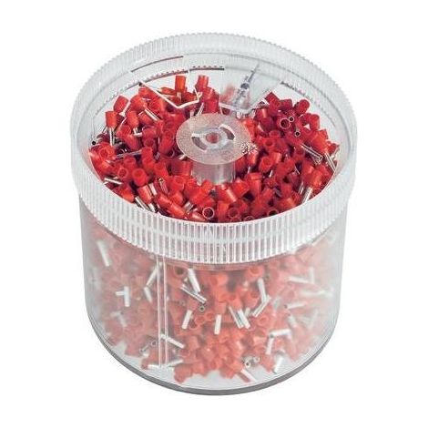 Vogt Verbindungstechnik 470408.s15 Capocorda 1.5 mm² Parzialmente isolato Nero 1500 pz.