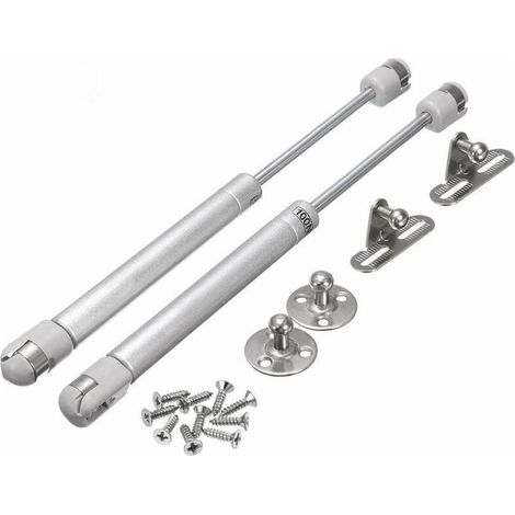 2PCS vérins à gaz 100N verin meuble hydraulique ressort amortisseurs à gaz d'origine porte armoire de cuisine Bras pneumatique pour levage de porte armoire meuble cuisine amortisseur charniè (1/5)