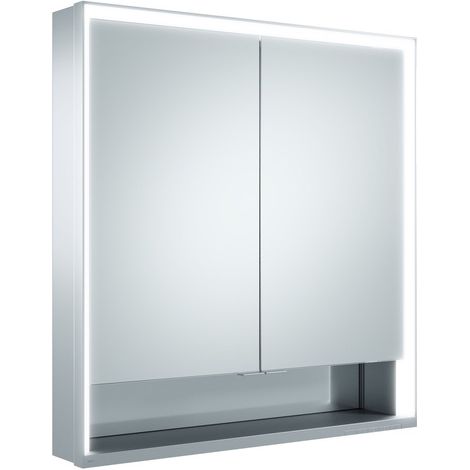 KEUCO Royal Lumos Spiegelschrank Wandvorbau 2-türig, kurze Tür,