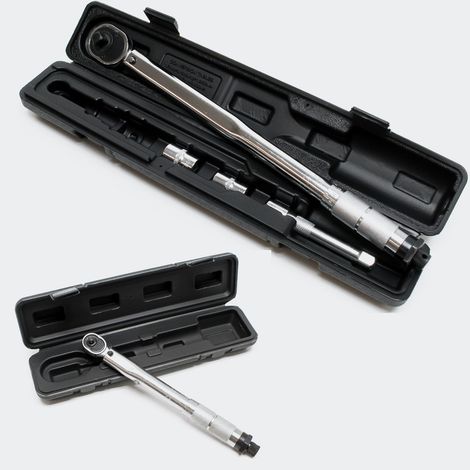 Lot de clés dynamométriques à cliquet couple de 28 à 210 Nm et 2 à 24 Nm pour voiture, moto, bateau (1/5)
