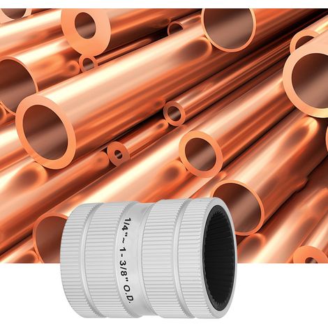 Alésoir intérieur et extérieur, outil d'ébavurage de tuyaux en acier inoxydable, outil de chanfreinage 1/4 pouce - 1 3/8 pouce (1/5)