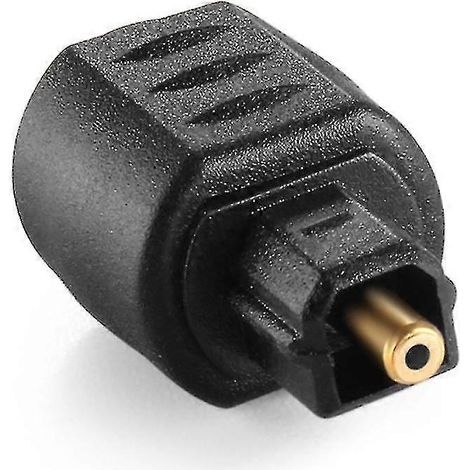 Adaptateur audio numérique 3,5 mm femelle vers Toslink mâle (1/5)