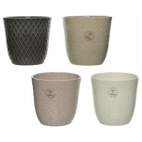 Vaso decorativo in gres, 13x13,5 cm (1/3)