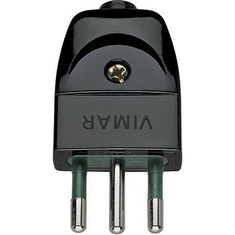 00201 Prise Sicury 2P+T 10A S11 Axiale Noir