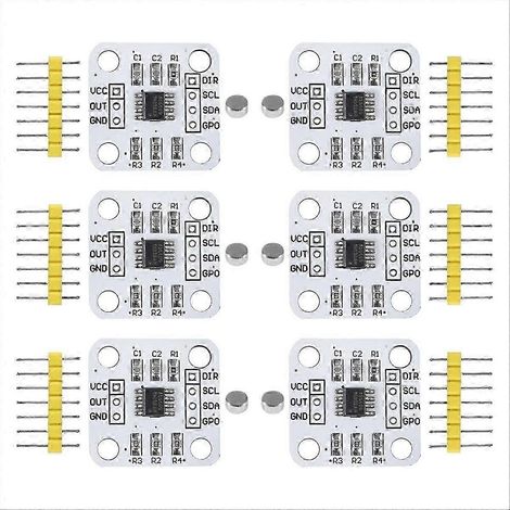 Encodeur magnétique AS5600 12 bits haute précision avec aimant, 6 jeux PA (1/5)