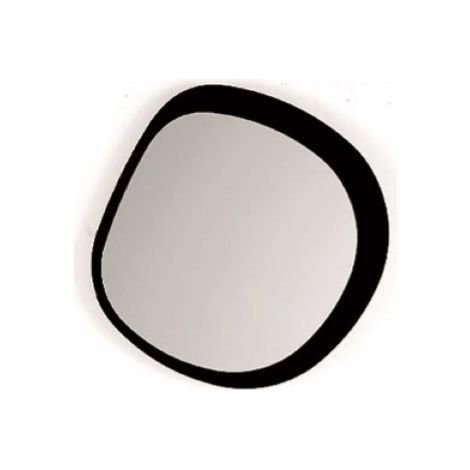 Specchio sagomato 45X46 cm FILL con cornice Nera (1/2)