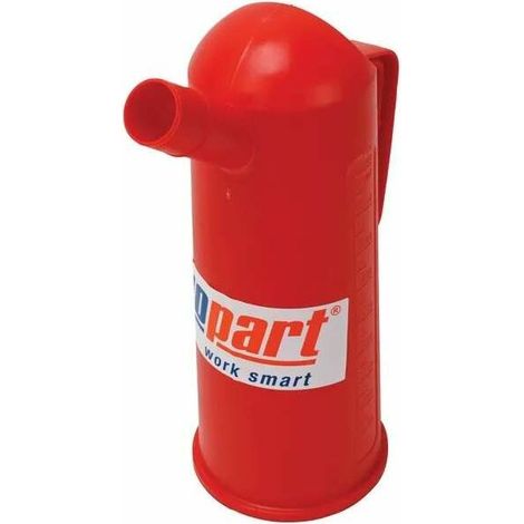 Broc verseur gradué 1 litre avec bec et poignée doseur résistant huile acide mélange atelier burette
