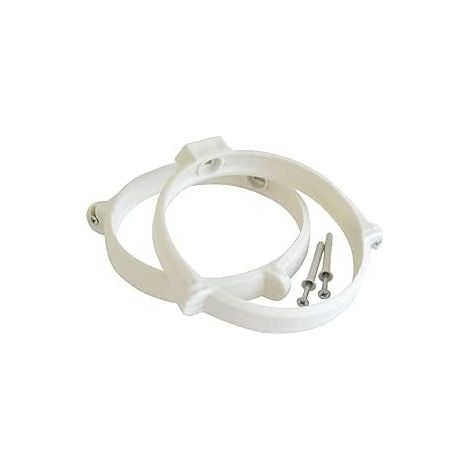 2 pz staffe fermatubo con viti diam. 100 mm (1/5)